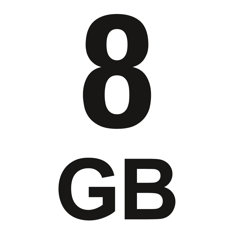 Speicherkapazität: 8 GB