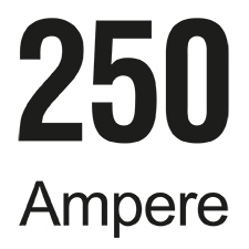 Sicherungswert: 250 Ampere