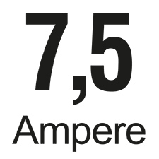 Sicherungswert: 7,5 Ampere