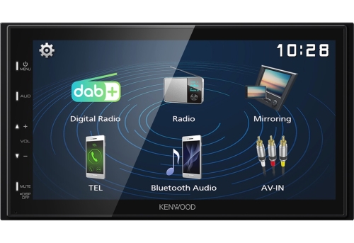 Kenwood DMX129DAB | 2-DIN | DAB+ | Bluetooth | Android USB Mirroring