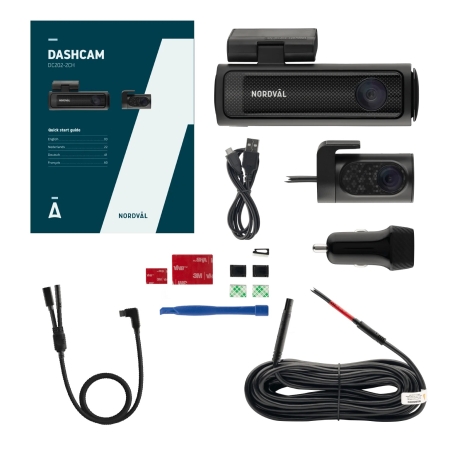 Nordväl DC202-2CH 128GB Dashcam 4K UHD