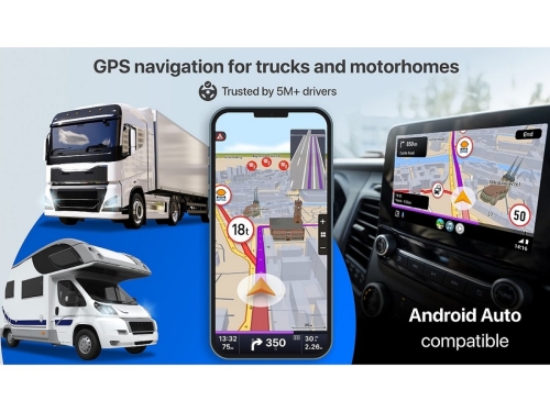 Kenwood KNA-SQR1 Sygic Campervan Navigations-App