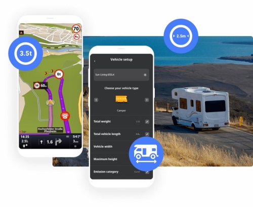 Kenwood KNA-SQR1 Sygic Campervan Navigations-App