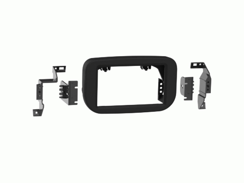 2-DIN Radioblende Ford Transit(FD) 06/2019-2024 schwarz matt