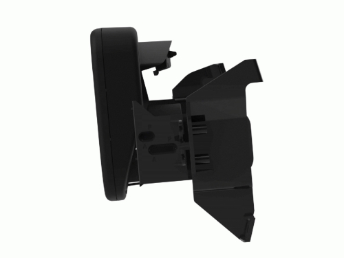 2-DIN Radioblende Ford Transit(FD) 06/2019-2024 schwarz matt