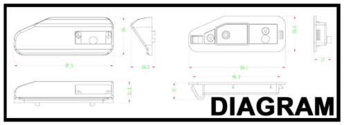 RFK Griffleiste passend f Lexus IS, RX - LED ww