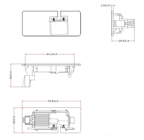 RFK Griffleiste passend f VW Passat 2010-2012, Skoda Yeti
