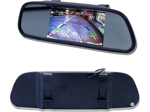Rückspiegel mit integriertem 5 Zoll TFT-LCD Monitor (Universal)