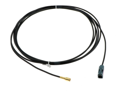 Antennenkabel Verlängerung FAKRA (F) Code Z Wasserblau auf SMB (F) 350cm