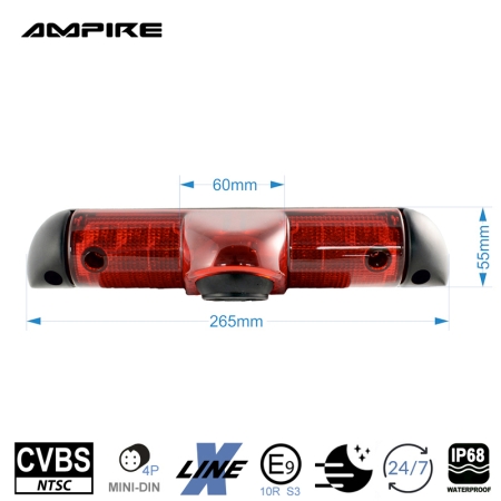 Kamera (CVBS), Fiat Ducato, Citroen Jumper ,Opel Movano C, Peugeot Boxer