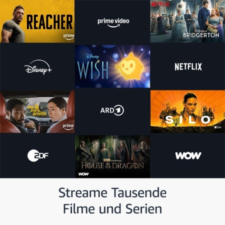 Amazon Fire TV Stick 4K (2. Gen.) TV-Stick 8 GB, Schwarz