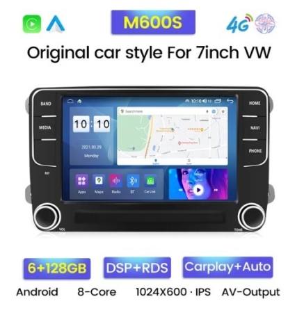 Mekede  DZ7Y-M600S 8GB 128GB 7 Zoll Multimedia