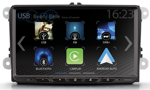 ZENEC Z-E2065 Wireless Apple CarPlay und Wireless Android Auto für Volkswagen