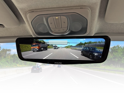 Alpine DME-R1200 Digitaler Rückspiegel für Reisemobile und Campervans