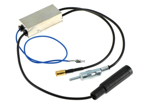 Antennensplitter AM/FM/DAB+ mit DIN(F) DIN(M) SMB(F) aktiv