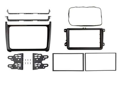 2-DIN Radioblende VW Polo 04/2014-07/2017 Klavierlack