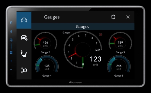 Pioneer SPH-EVO950DAB-VAG Mediacenter mit kapazitivem 22,8 cm (9 Zoll) Display