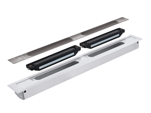 Alpine SPC-L350F | Einbaulautsprechersystem für Fahrzeug-Kabinen | Kurz / Silber