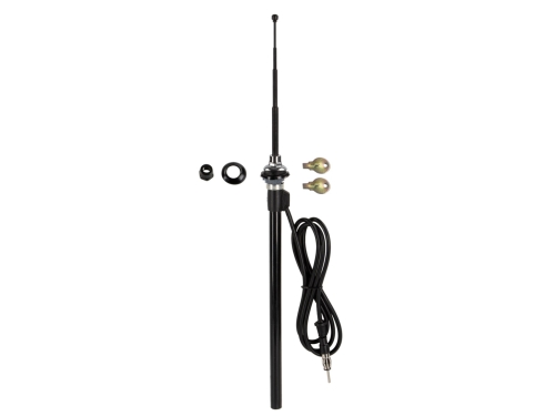 Teleskopantenne AM/FM universal passiv schwarz Ø29mm