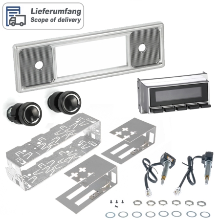 RETROSOUND Design Becker Black 1 DAB DAB+ Komplett-Set mit Zubehör