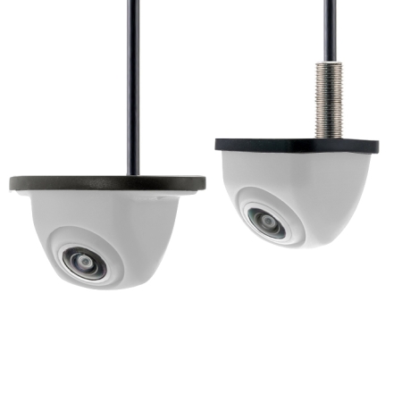 Multimount-Rückfahrkamera (CVBS), 155°, 8m Kabel, weiß