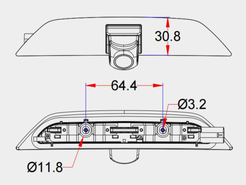 Rückfahrkamera Ford Tourneo Connect(SK/)VW Caddy(SK)