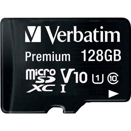 Verbatim microSDHC Speicherkarte, 128 GB