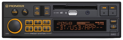 Pioneer SXT-C10PS Autoradio mit DAB+, Bluetooth® und 13-Band-Equalizer