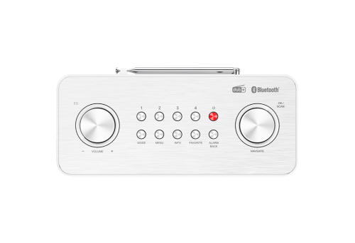 Kenwood CR-ST85DAB-W Kompaktradio mit Bluetooth und ASA-Warnfunktion