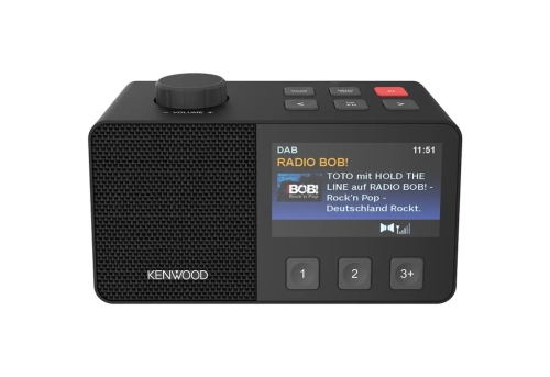 KENWOOD CR-M70DAB-B Senioren-Radio mit 10,8cm IPS-Farbdisplay & Easy Modus