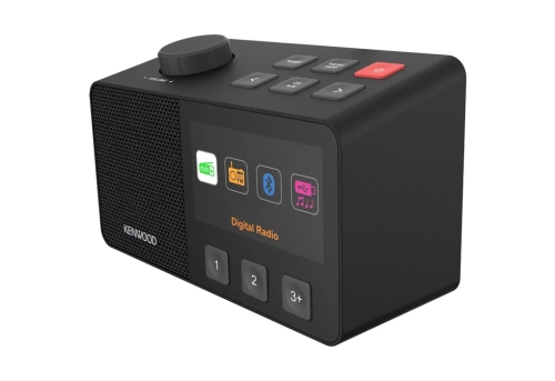 KENWOOD CR-M70DAB-B Senioren-Radio mit 10,8cm IPS-Farbdisplay & Easy Modus