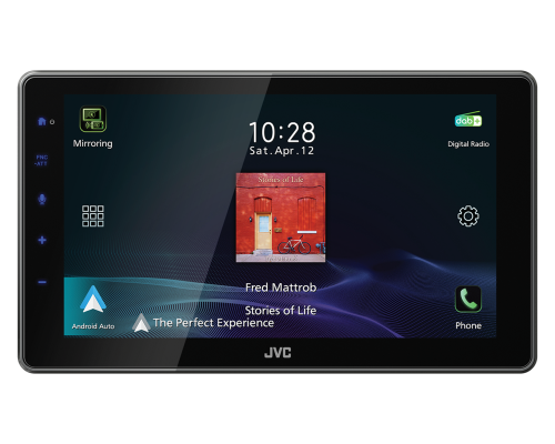 JVC KW-Z900DBW - MP3-Autoradio mit Touchscreen / DAB / Bluetooth / USB / CarPlay