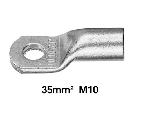 KLAUKE Rohrkabelschuh, 35mm², M10, 19mm breit 2 Stück