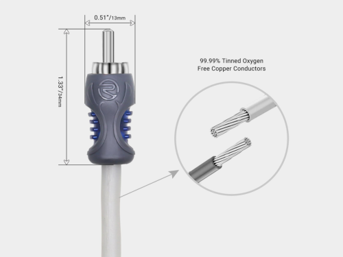Recoil Marine OFC Cinch Kabel 2 Kanal 180cm