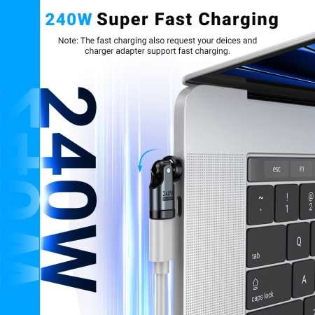 USB-C Adapter mit 240W Leistung