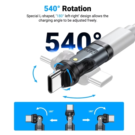 USB-C Adapter mit 240W Leistung