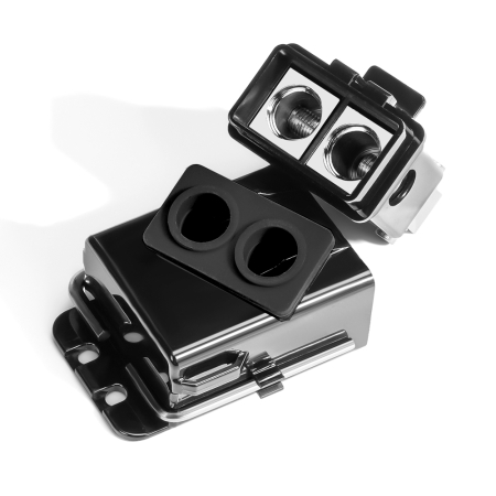 Sicherungshalter-Set 35-50mm² für zwei MIDI (Mini-ANL) Sicherungen, wasserdicht