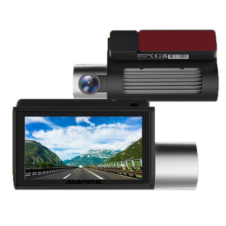 2-Kanal Dashcam mit Touchscreen, 4K Front, 1080p Heck, 4G LTE, WLAN und GPS