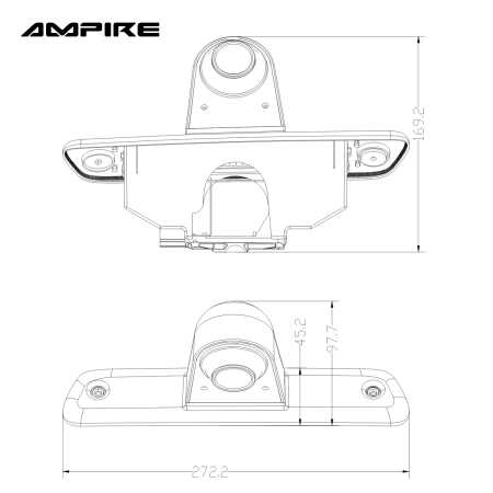 Rückfahrkamera für Peugeot Expert, Citroen Jumpy, Toyota ProAce 2007-16