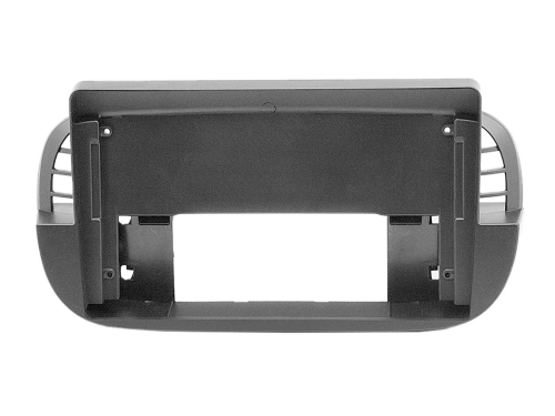 9 Radioblende Fiat 500 10/2007-07/2015 schwa