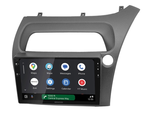 9 Radioblende Honda Civic 09/2005-12/2011 schwarz RHD