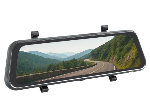 Spiegelmonitor universal 9 2x Video Eingang Splitscreen