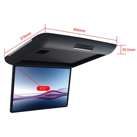 17.5 Deckenmonitor mit Android, 4G Modem und HDMI-Eingang
