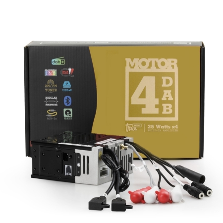 RETROSOUND Radiomodul (UKW/DAB+/BT/USB/APP) inklusive Einbaumaterial und Verkabe