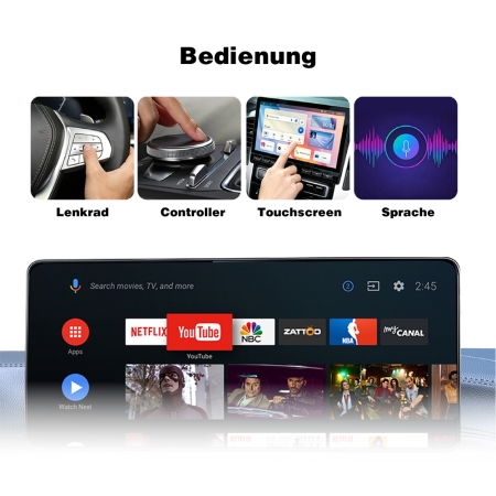 Videostreamer für werkseitige Smartphone-Integrationen
