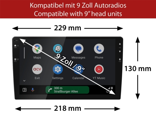 9 Kit Fiat 500(ZAF 312) 10/2007-07/2015 LFB/Antenne