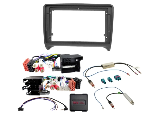 9 Kit Audi TT(8J) 04/2006-03/2014 schwarz LFB/Antenne