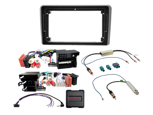 9 Kit Audi A3(8P) 07/2003-04/2013 schwarz LFB/Antenne