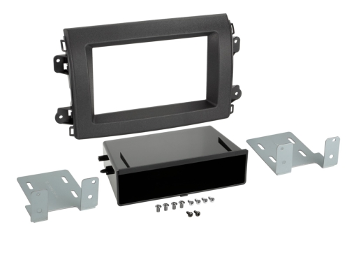 2-DIN Kit mit Fach Citroen/Fiat/Opel 12Pin/32Pin i-dapter