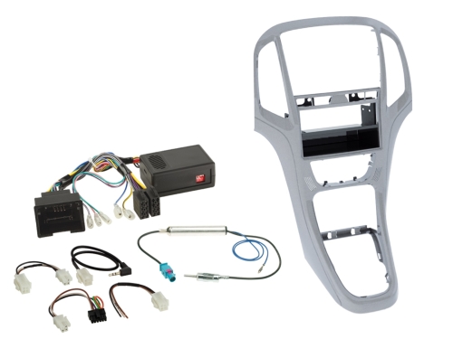 Kit mit Fach Opel Astra J 2009-2018 silber LFB